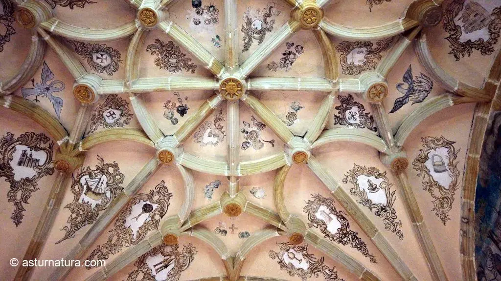 Bóveda de la sacristía de Santa María de Valdediós