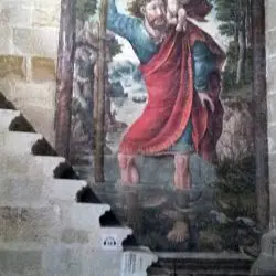 Fresco de san Cristobal